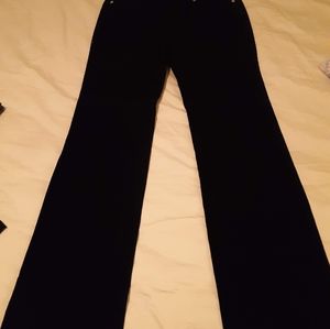 Loft Black curdory Bootcut pants